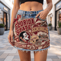 FSS Embellished Denim Skirt NTKO