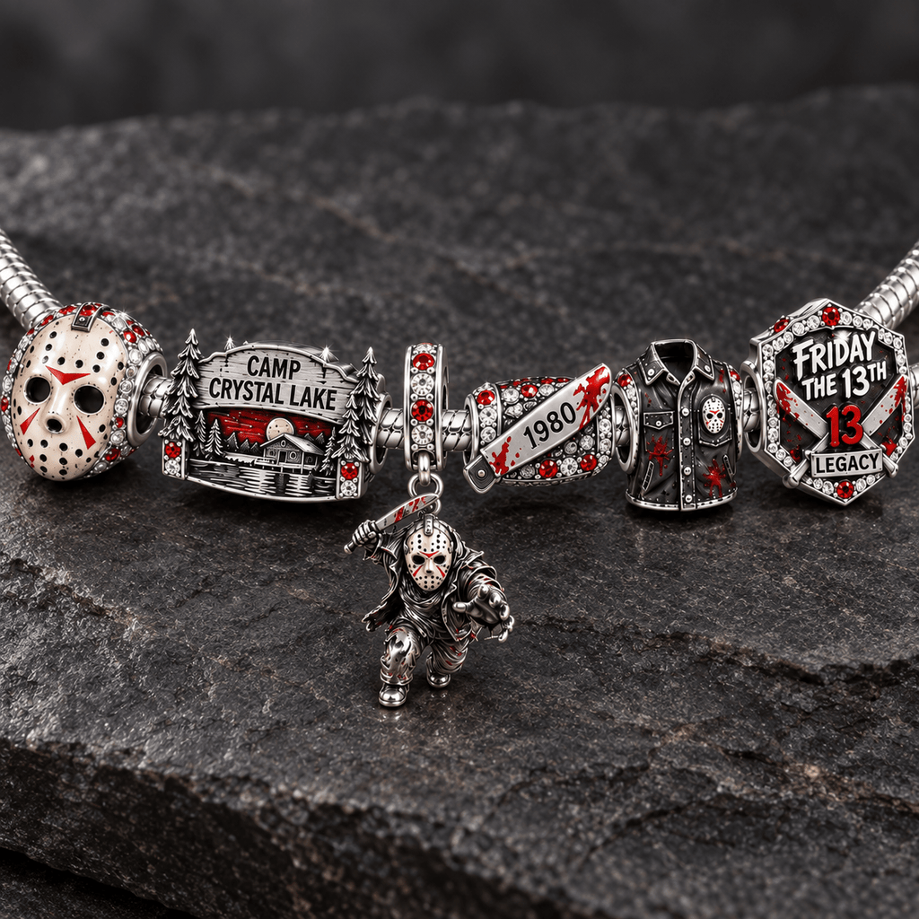 JVH Silver Charm Bracelet Set NTVA
