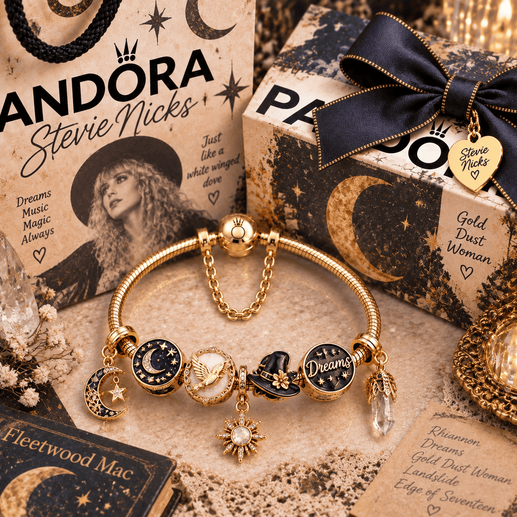 STNK Gold Charm Bracelet Set PTT