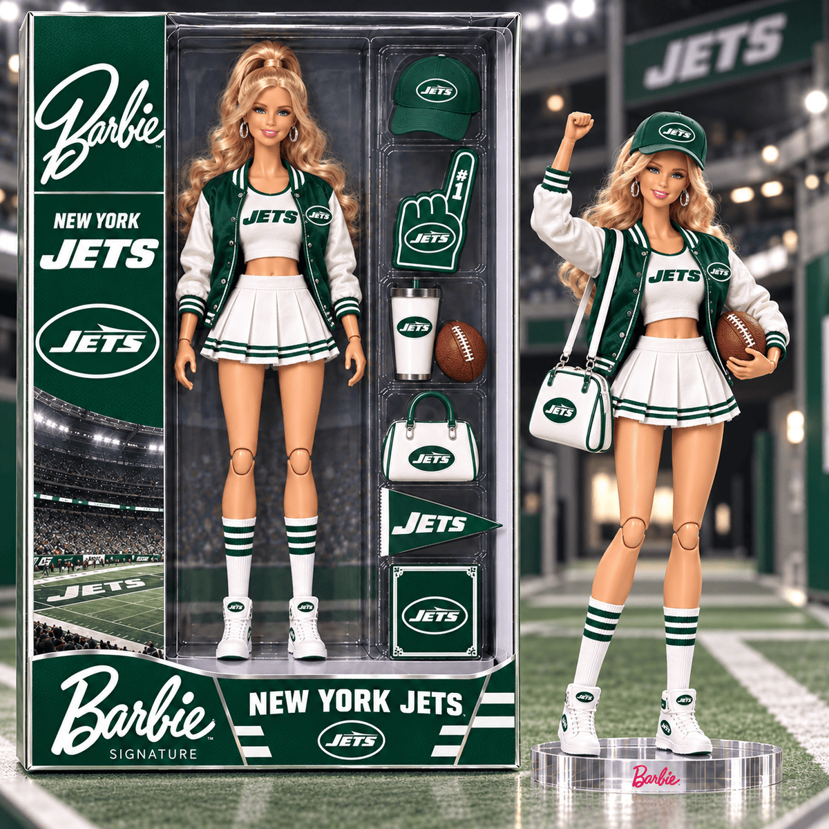 Premium NYJ Commemorative Figure TMH