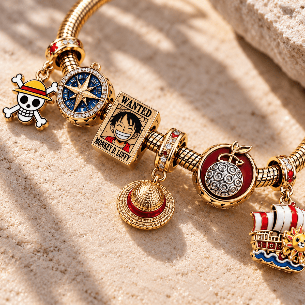 OPC Gold Charm Bracelet Set TTN